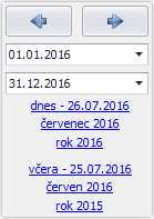 Filtrace pro období